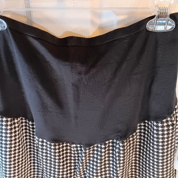 Old Navy NWT Maternity Houndstooth Dress Pants Black White Women's Size XL - Picture 4 of 16